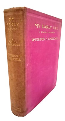 Lot 41 - Churchill. My Early LIfe. first ed. with Als. tipped-in.
