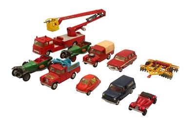 Lot 797 - CORGI TOYS; A COLLECTION OF CARS AND OTHER VEHICLES