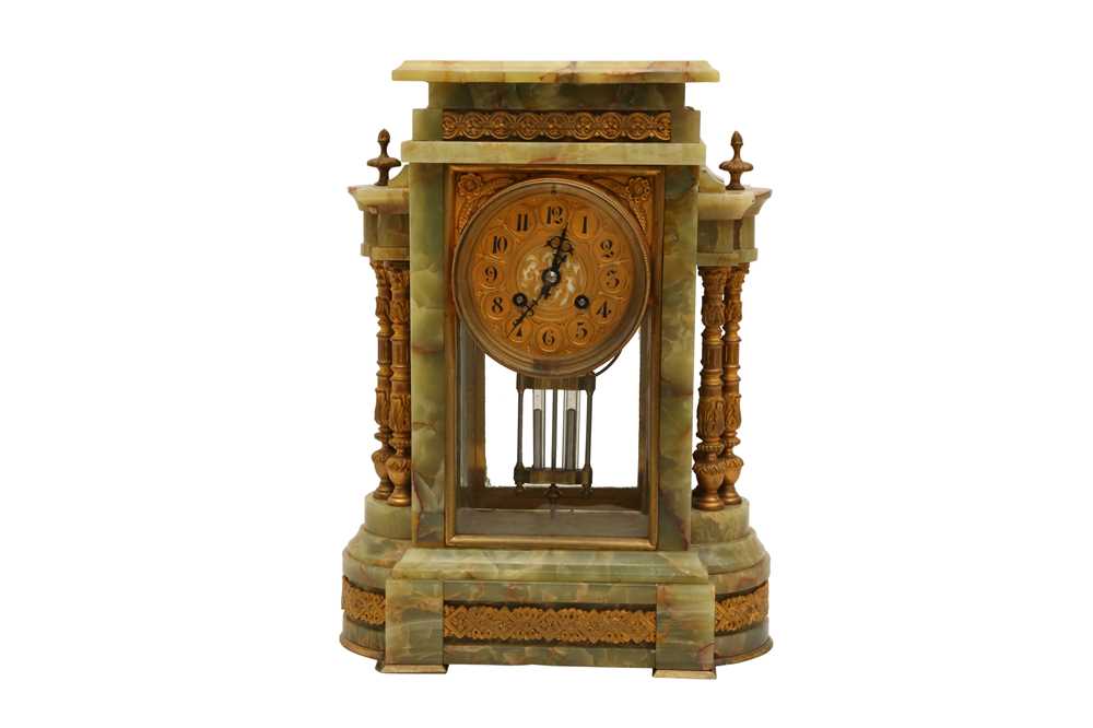 Lot 630 - A LATE 19TH CENTURY FRENCH LIBRARY REGULATOR CLOCK