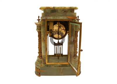 Lot 630 - A LATE 19TH CENTURY FRENCH LIBRARY REGULATOR CLOCK