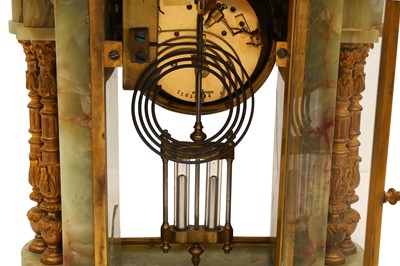 Lot 630 - A LATE 19TH CENTURY FRENCH LIBRARY REGULATOR CLOCK