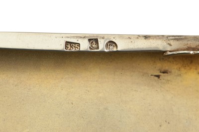 Lot 26 - An early 20th century German silver and enamel novelty erotic cigarette case, probably Pforzheim circa 1910 by EK (untraced)