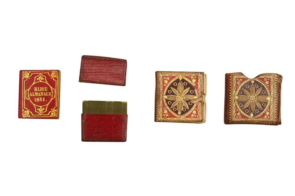 Lot 944 - MINIATURE BOOKS: TWO BIJOU ALMANACKS