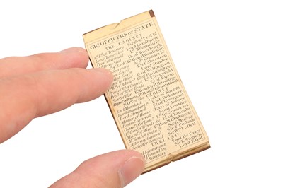 Lot 944 - MINIATURE BOOKS: TWO BIJOU ALMANACKS