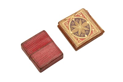 Lot 944 - MINIATURE BOOKS: TWO BIJOU ALMANACKS