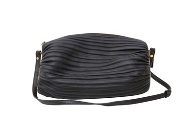 Lot 658 - Loewe Black Pleated Bracelet Pouch