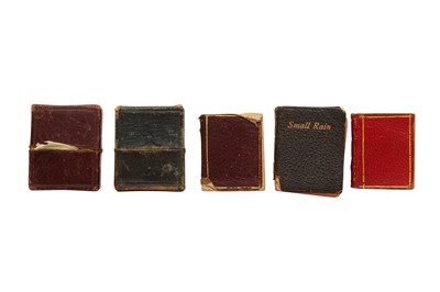 Lot 943 - MINIATURE BOOKS: GROUP OF SMALL RAIN UPON THE TENDER HERB
