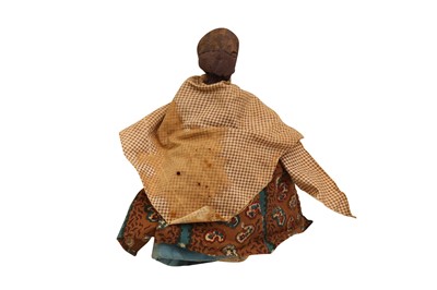 Lot 837 - A WAX HEAD PEDLAR DOLL 'GRANNY COWIESON'