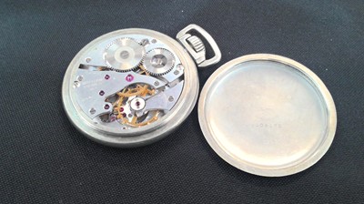 Lot 49 - MILITARY POCKET WATCH AND FIELD BINOCULARS