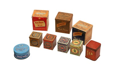 Lot 124 - A COLLECTION OF VINTAGE MINIATURE TINS