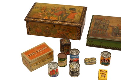 Lot 124 - A COLLECTION OF VINTAGE MINIATURE TINS