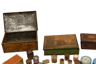 Lot 124 - A COLLECTION OF VINTAGE MINIATURE TINS