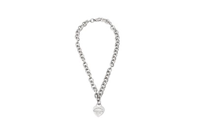 Lot 797 - Tiffany & Co Silver 'Return to Tiffany' Heart Pendant Necklace