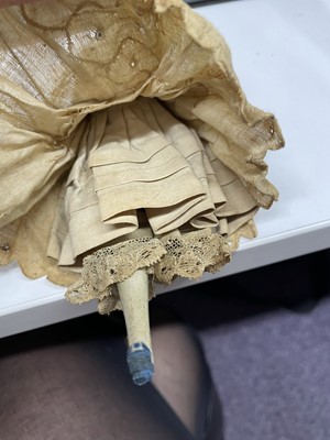 Lot 834 - DOLLS: A GERMAN PAPIER MACHE DOLL, circa 1840 - 1850