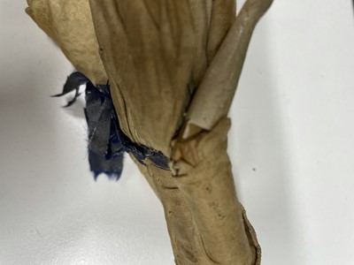 Lot 834 - DOLLS: A GERMAN PAPIER MACHE DOLL, circa 1840 - 1850