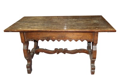 Lot 580 - A 17TH-CENTURY ITALIAN BAROQUE REFECTORY TABLE