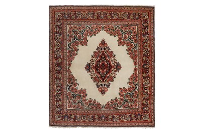 Lot 92 - A FINE KASHAN RUG, CENTRAL PERSIA