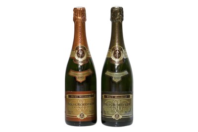 Lot 11 - Louis Roederer Rosé, Reims, 1985, one bottle and Louis Roederer, Reims, 1990, one bottle
