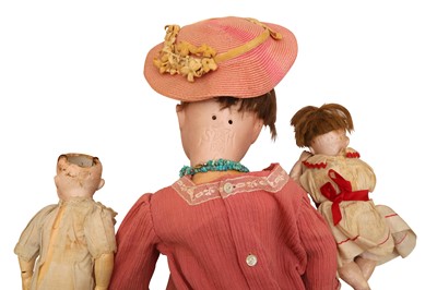 Lot 853 - DOLLS: A COLLECTION OF 19TH CENTURY AND LATER DOLLS