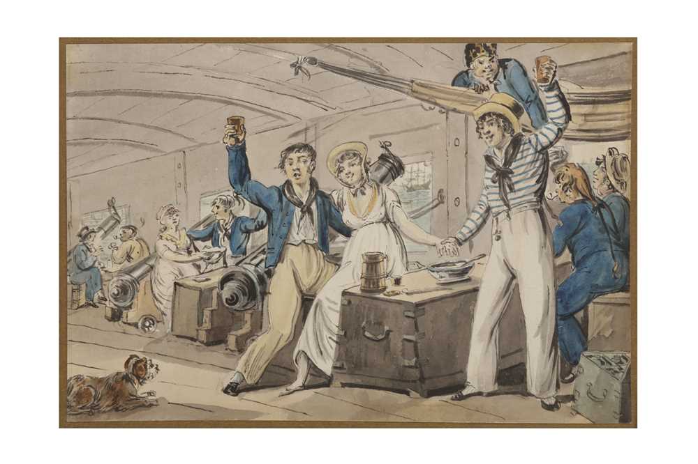 Lot 28 - ATTRIBUTED TO ROBERT ISAAC CRUIKSHANK (BRITISH 1789-1856)
