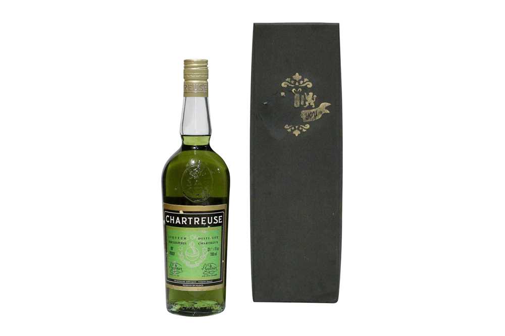 Lot 288 - Green Chartreuse, 1970s bottling, 96 proof, 24 ½ fl. ozs, one bottle