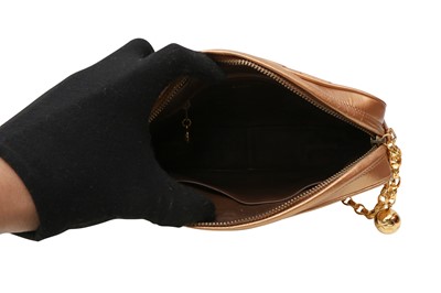 Lot 585 - Chanel Gold Turnlock Camera Bag