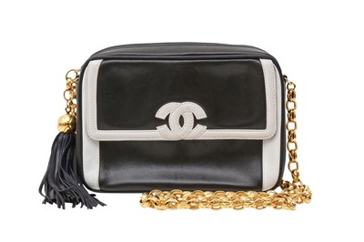 Lot 701 - Chanel Black CC Logo Flap Camera Bag