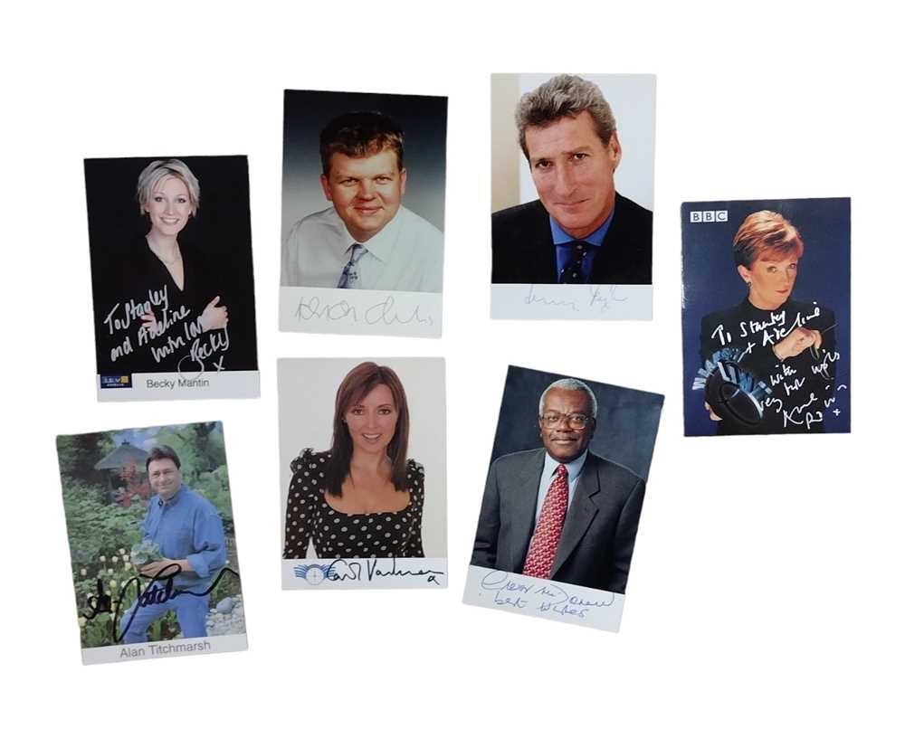 Lot 351 - Autograph Collection.- TV Presenters