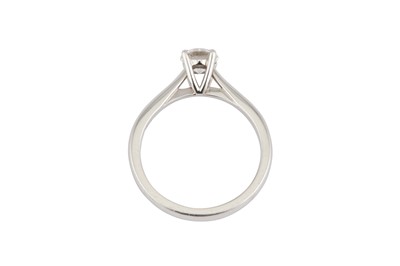 Lot 89 - A DIAMOND SINGLE-STONE RING BY ROX