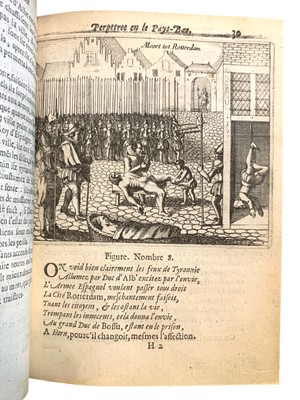Lot 4 - [Cloppenburgh. ed.]   Le Miroir de la Cruelle, & Horrible Tyrannie Espagnole, 1620