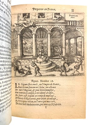 Lot 4 - [Cloppenburgh. ed.]   Le Miroir de la Cruelle, & Horrible Tyrannie Espagnole, 1620