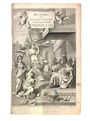 Lot 57 - Wood. Historia et antiquitates universitatis Oxoniensis, 1674