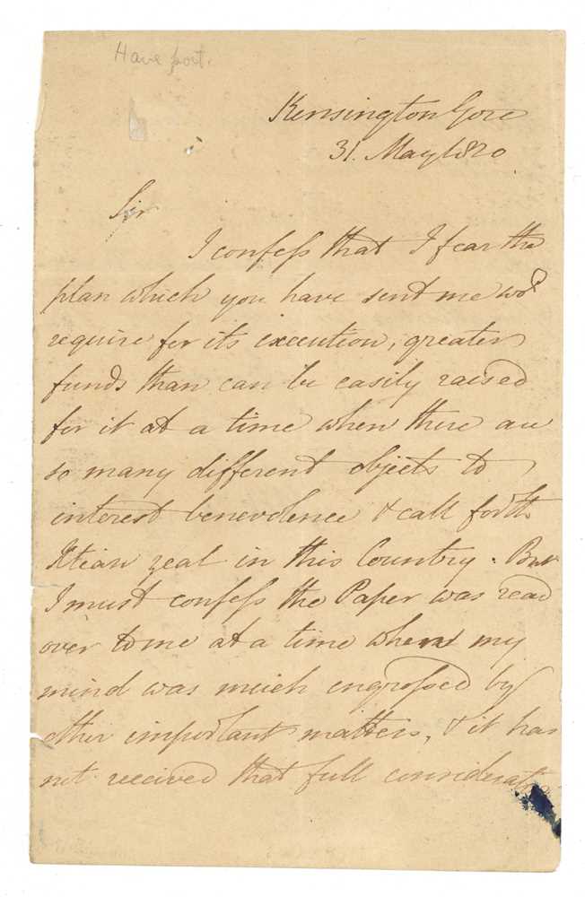 Lot 601 - Wilberforce (William)