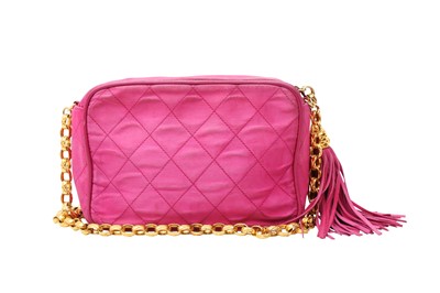 Lot 228 - Chanel Pink Bijoux Chain Mini Camera Bag