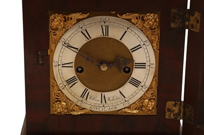 Lot 199 - An 18TH CENTURY WILLIAM WEBSTER MAHOGANY BRACKET CLOCK CIRCA 1740