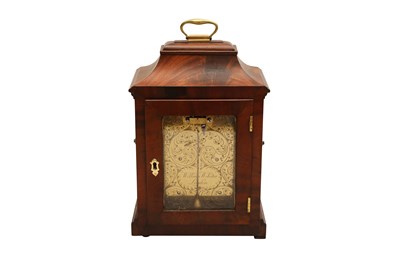 Lot 199 - An 18TH CENTURY WILLIAM WEBSTER MAHOGANY BRACKET CLOCK CIRCA 1740