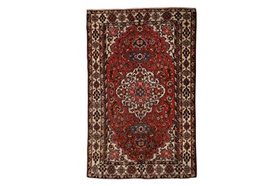 Lot 34 - AN UNUSUAL FINE ISFAHAN RUG, CENTRAL PERSIA