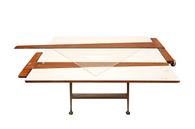 Lot 367 - A MID TWENTIETH CENTURY ARCHITECT DESK