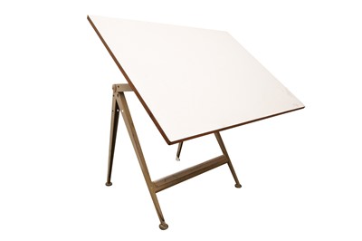 Lot 367 - A MID TWENTIETH CENTURY ARCHITECT DESK