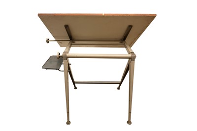 Lot 367 - A MID TWENTIETH CENTURY ARCHITECT DESK