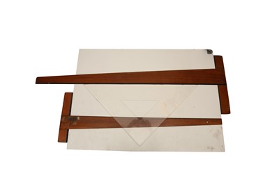 Lot 367 - A MID TWENTIETH CENTURY ARCHITECT DESK