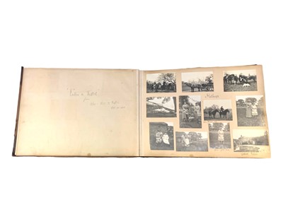 Lot 35 - Album/Scrap Book 1912 -1919. To include photo's WW1 interest.