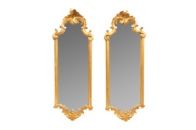Lot 233 - A PAIR OF MIRRORS, LATE 19TH/EARLY 20TH CENTURY