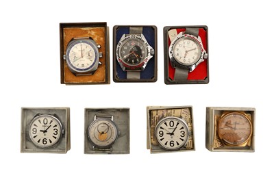 Lot 1131 - A GROUP OF RUSSIAN WRISTWATCHES