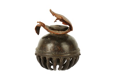 Lot 283 - AN INDIAN BRONZE ELEPHANT BELL