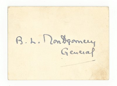 Lot 336 - Montgomery of Alamein (Bernard Law, Viscount of)