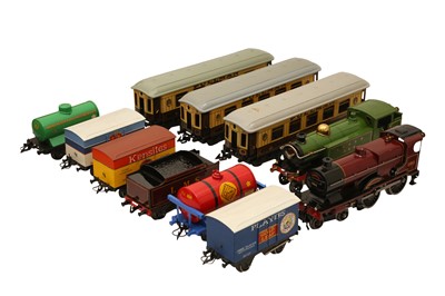 Lot 112 - A COLLECTION OF HORNBY 'O' GAUGE TRAINS