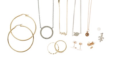 Lot 66 - A GROUP LOT OF JEWELLERY