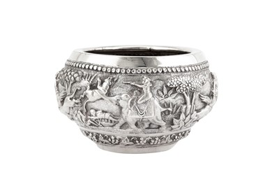 Lot 73 - An early 20th century Anglo – Indian unmarked silver bowl, Lucknow circa 1910