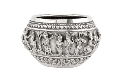 Lot 74 - An early 20th century Anglo – Indian unmarked silver bowl, Lucknow circa 1910